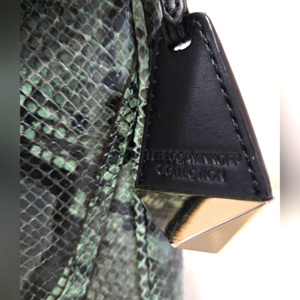 EUC Rebecca Minkoff Collection Limited Edition Cali Green Python - Picture 3 of 15